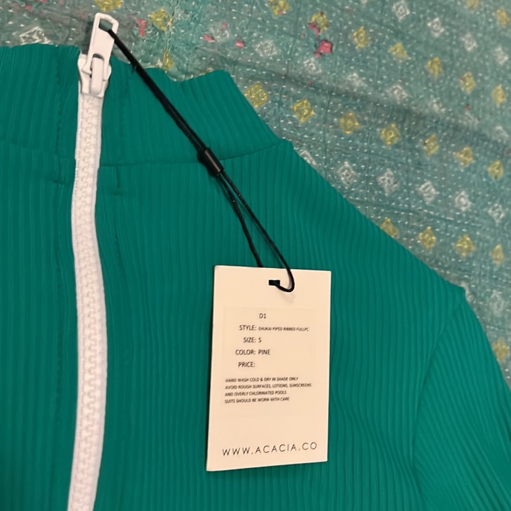 Acacia swimwear ehukai pine ribbed - small - Picture 3 of 5